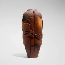 Michelle Holzapfel, Banners Vase, 1991, American walnut