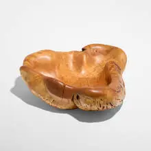 Mark Lindquist, Bowl, 1977, black birch burl
