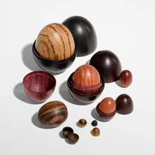 Barry MacDonald, The Incredible Inedible Egg, Gaboon ebony, zebrawood, cocobolo, purpleheart, tulipwood, macassar ebony, Madagascar rosewood, pink ivory, bloodwood, ziricote, lignum vitae, 18k gold