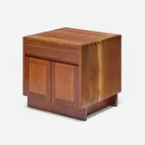 Rare Yoho cabinet by George Nakashima, 1962, American black walnut, sold Apr 2026
