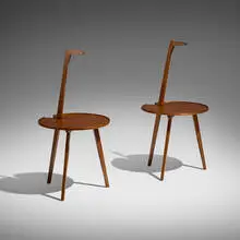 Franco Albini, Cicognino tables model TN6, pair, teak
