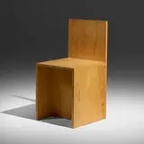 Donald Judd, Front Recessed Chair 84-2, 1983 / 2001, pine