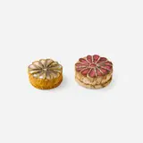 Line Vautrin, Pillboxes, set of two, Talosel resin, mirrored glass