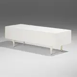 Marcel Wanders, Pizzo Carrara bench, 2007, sandblasted Carrara marble, lacquered steel