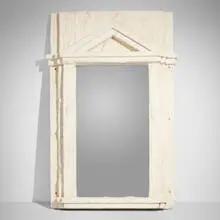 John Dickinson, Custom mirror from the Dining Room of the Sonoma Mission Inn and Spa, c. 1980, painted plaster, mirrored glass
