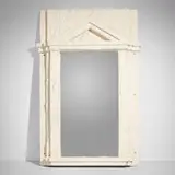 John Dickinson, Custom mirror from the Dining Room of the Sonoma Mission Inn and Spa, c. 1980, painted plaster, mirrored glass