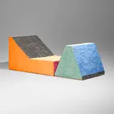 Sang Hoon Kim, Sofa and leaning/space divider, 2018, memory foam
