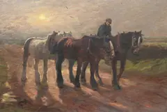 The Plough Team by Harry Fidler, offered Sep 2018