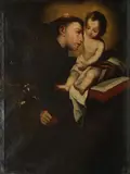 The Vision of St Anthony of Padua by Spanish School, 18th Century, offered Sep 2018