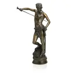Antonin Mercié, Bronze figure, Bronze