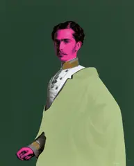 A Little Gentleman of Nothing by Magnus Gjoen, 2019, Archival Pigment-Print auf 308 GSM Cotton Rag, Goldfarbe, sold Nov 2019