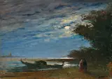 Félix Ziem, Effet de lune, Venise