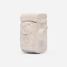 Daniel Arsham, Eroded Rolleiflex Camera, 2013, plaster