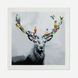 Martin Whatson, The Stag, 2020, screenprint in colors