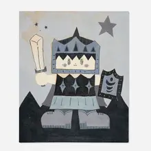 Noritoshi Mitsuuchi, Star Night T2, 2022, acrylic on canvas