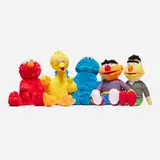 Kaws X Sesame Street, Sesame Street (set of five), 2018, polyester, acrylic