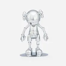 Kaws, No Future Companion (Silver), 2008, silver chrome-plated metal