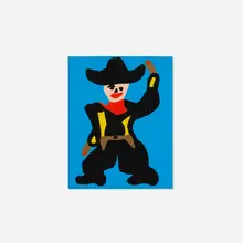 James Ulmer, Cowboy, 2017, flashe on canvas