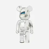 Daniel Arsham X Hajime Sorayama, Be@rbrick 1000% (Silver), 2019, painted cast vinyl