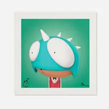Lil' Heroes by Edgar Plans, 2025, photoprint on canvas, sold Sep 2025