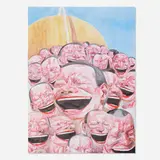 Yue Minjun, Untitled (Smile-ism No. 3), 2006, lithograph in colors