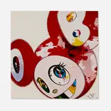 And Then x6 (Red: The Polke Method) by Takashi Murakami, 2013, offset lithograph in colors, sold Sep 2025