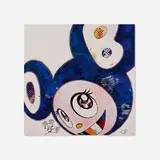 And Then x 727 (Ultramarine: GUNJO) with original drawing by Takashi Murakami, 2013, offset lithograph in colors, sold Sep 2025