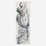 Hera, Well, Thank You, Mr. Tennyson..., 2016, charcoal and acrylic on canvas