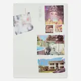 Leo Gabin, Untitled (Girl Smoke), 2013, screenprint in colors with spray paint on Trovitex PVC foam board