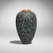 Jacques Vesery, Little Raven Spirit, 1999, maple, vera wood, paint