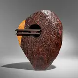 Robyn Horn, Pierced Stone, 1999, cocobolo, ebony