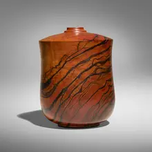 Dan Kvitka, Vase Form, 1997, macassar ebony