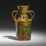 George E. Ohr, Vase, 1898-1910, glazed earthenware
