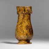 George E. Ohr, Large vase, 1895-96, glazed earthenware