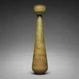 Gertrud and Otto Natzler, Tall vase form with cupped top