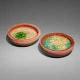 Gertrud and Otto Natzler, Massive trays, set of two