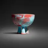 Gertrud and Otto Natzler, Three-legged bowl