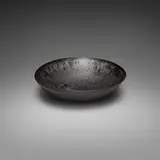Bowl by Gertrud and Otto Natzler, earthenware with Gunmetal glaze, sold Jan 2026