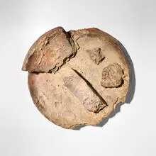 Peter Voulkos, Untitled (Plate P9), 2000, patinated bronze