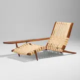 George Nakashima, Long Chair with Right Arm
