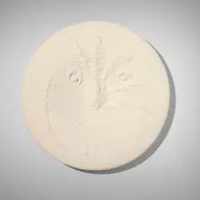 Visage gros relief by Pablo Picasso, 1963, white earthenware clay, sold Apr 2026