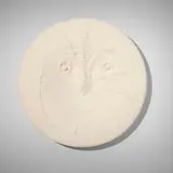 Pablo Picasso, Visage gros relief, 1963, white earthenware clay