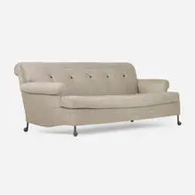 Tyler Hays, Grane sofa, 2011, upholstered cushion, cast bronze
