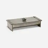 Reed & Barton, Cigarette box, 1929, pewter