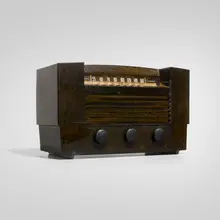 Rca Victor, Radio, model 66X9, 1946, Catalin, painted plastic, fabric