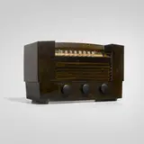 Rca Victor, Radio, model 66X9, 1946, Catalin, painted plastic, fabric