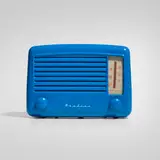 Montgomery Ward & Co., Airline radio, model 94-KR-1520-B, 1949, lacquered steel, plastic