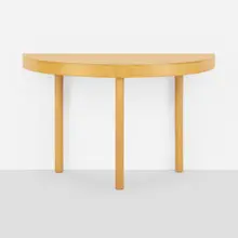 Eugene Schoen, Custom console table from the Cafritz residence, Washington, D.C., 1937, hornbeam