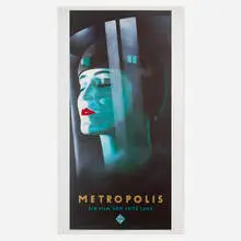 Metropolis vintage poster by Werner Graul, offset lithograph in colors, sold Apr 2026