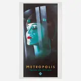 Werner Graul, Metropolis vintage poster, offset lithograph in colors